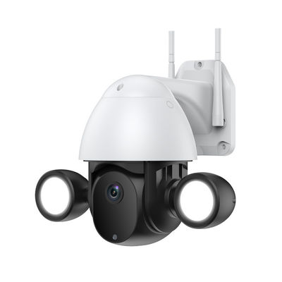 3MP Tuya Wifi Camera PTZ Floodlight Waterproof For Home Security
