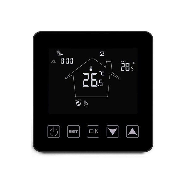 Motorcycle Programmable Room Thermostat Underfloor Heating Temperature Control